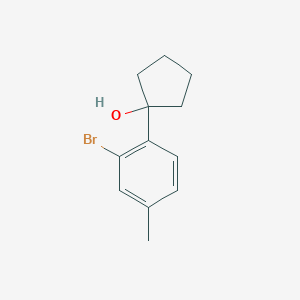 1-(2-Bromo-4-methylphenyl)cyclopentanol