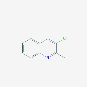 molecular formula C11H10ClN B8778123 2,4-Dimethyl-3-chloroquinoline CAS No. 59280-68-1