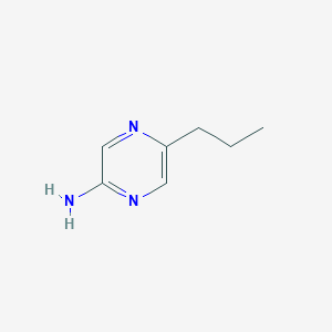 molecular formula C7H11N3 B8778142 5-Propylpyrazin-2-amine 
