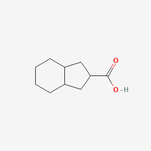 molecular formula C10H16O2 B8778155 Octahydro-indene-2-carboxylic acid 