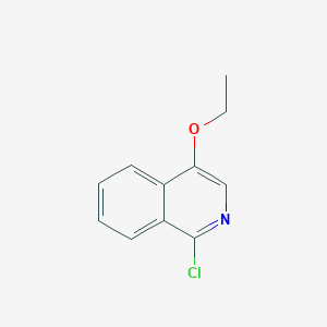 molecular formula C11H10ClNO B8778172 1-Chloro-4-ethoxyisoquinoline 