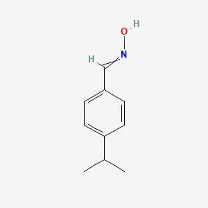 molecular formula C10H13NO B8778247 N-{[4-(propan-2-yl)phenyl]methylidene}hydroxylamine 