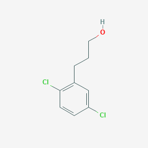 molecular formula C9H10Cl2O B8778359 3-(2,5-dichlorophenyl)propan-1-ol 