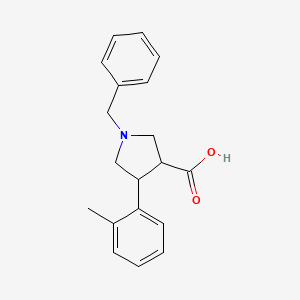 1-Benzyl-4-(2-methylphenyl)pyrrolidine-3-carboxylic acid