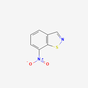 molecular formula C7H4N2O2S B8778461 7-Nitro-1,2-benzisothiazole CAS No. 89641-97-4