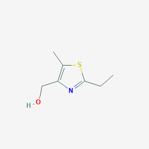 molecular formula C7H11NOS B8778591 (2-ETHYL-5-METHYLTHIAZOL-4-YL)METHANOL 