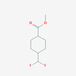 molecular formula C9H14F2O2 B8778698 Methyl 4-(difluoromethyl)cyclohexanecarboxylate CAS No. 1383985-52-1