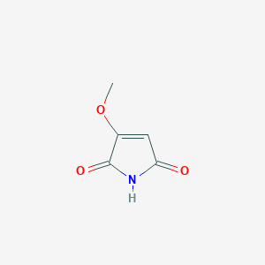 molecular formula C5H5NO3 B8778723 3-methoxy-1H-pyrrole-2,5-dione 