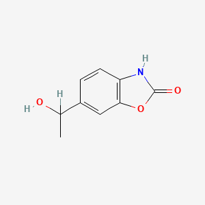 2(3H)-Benzoxazolone, 6-(1-hydroxyethyl)-