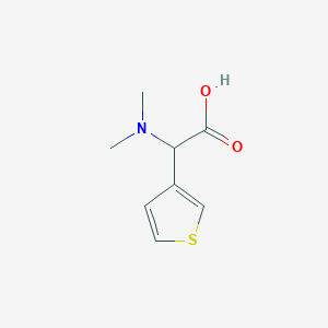 2-(Dimethylamino)-2-(thiophen-3-yl)acetic acid
