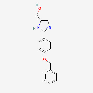 4-Hydroxymethyl-2-(4-benzyloxyphenyl)-imidazole