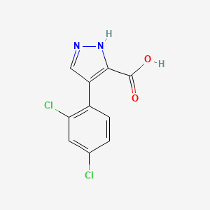 4-(2,4-Dichlorophenyl)-1H-pyrazole-3-carboxylic acid