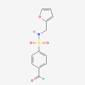 4-Formyl-N-[(furan-2-yl)methyl]benzene-1-sulfonamide
