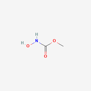 molecular formula C2H5NO3 B8778974 Methyl hydroxycarbamate CAS No. 584-07-6