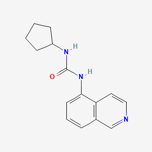 1-Cyclopentyl-3-(isoquinolin-5-yl)urea