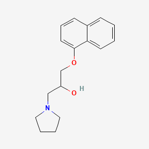 1-(Naphthalen-1-yloxy)-3-pyrrolidin-1-yl-propan-2-ol