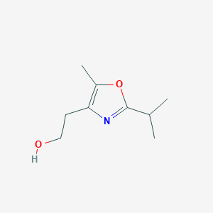 molecular formula C9H15NO2 B8779081 2-(2-Isopropyl-5-methyloxazol-4-yl)ethanol 