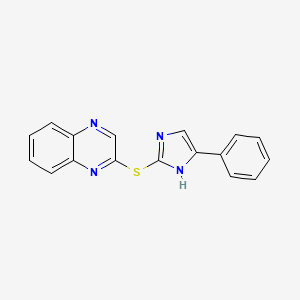 2-(4-Phenyl-1H-imidazol-2-ylthio)quinoxaline