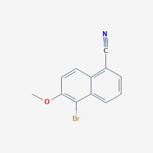 5-Bromo-6-methoxynaphthalene-1-carbonitrile