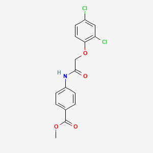 Methyl 4-{[(2,4-dichlorophenoxy)acetyl]amino}benzoate