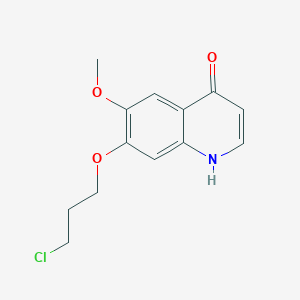 7-(3-Chloropropoxy)-6-methoxyquinolin-4-OL