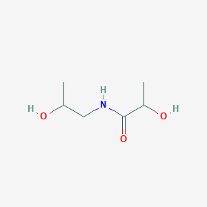 molecular formula C6H13NO3 B8779238 2-Hydroxy-n-(2-hydroxypropyl)propanamide CAS No. 6281-43-2