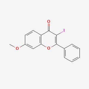 3-Iodo-7-methoxy-2-phenyl-chromen-4-one