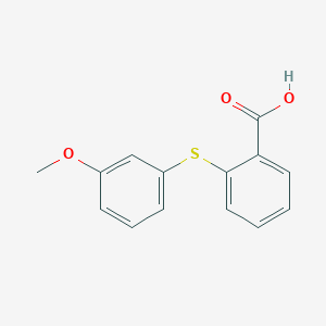 2-[(3-Methoxyphenyl)sulfanyl]benzoic acid