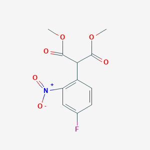 Dimethyl 4-fluoro-2-nitrophenylmalonate