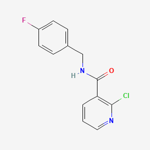 2-chloro-N-(4-fluorobenzyl)pyridine-3-carboxamide