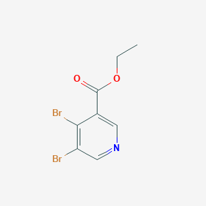 molecular formula C8H7Br2NO2 B8779360 Ethyl 4,5-dibromonicotinate 