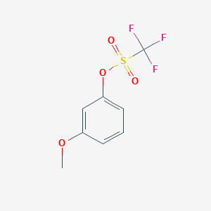 molecular formula C8H7F3O4S B8779368 3-Methoxyphenyl trifluoromethanesulfonate CAS No. 66107-33-3