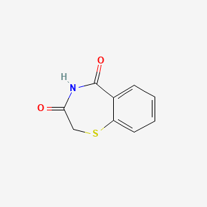 molecular formula C9H7NO2S B8779411 benzo[f][1,4]thiazepine-3,5(2H,4H)-dione CAS No. 92970-91-7