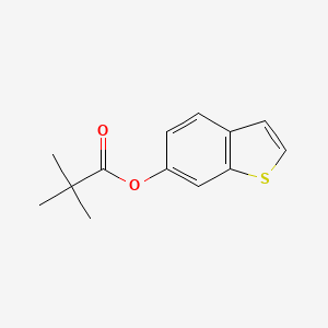 1-Benzothiophen-6-YL 2,2-dimethylpropanoate