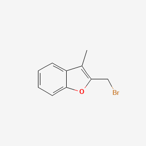 molecular formula C10H9BrO B8779627 2-(bromomethyl)-3-methylbenzofuran CAS No. 58863-50-6