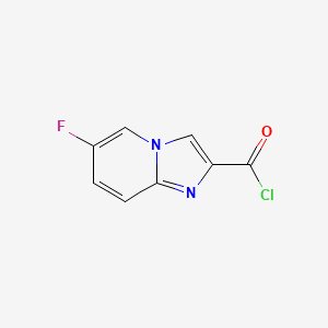 6-Fluoroimidazo[1,2-a]pyridine-2-carbonyl Chloride
