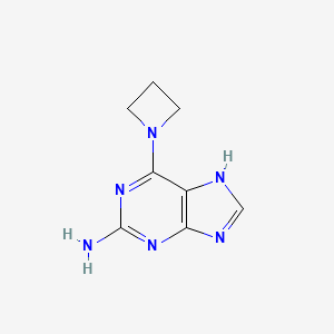 6-(azetidin-1-yl)-7H-purin-2-amine