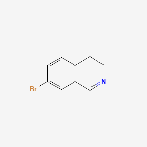 molecular formula C9H8BrN B8779688 7-Bromo-3,4-dihydroisoquinoline CAS No. 17680-54-5