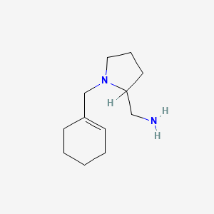 1-(1-Cyclohexen-1-ylmethyl)pyrrolidine-2-methylamine