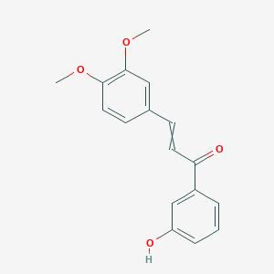 molecular formula C17H16O4 B8779765 3,4-Dimethoxy-3'-hydroxy chalcone 