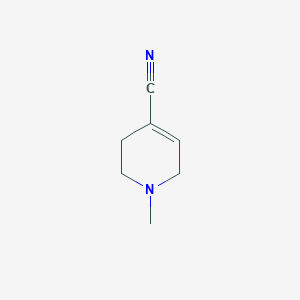 molecular formula C7H10N2 B8779767 1-Methyl-1,2,3,6-tetrahydropyridine-4-carbonitrile 