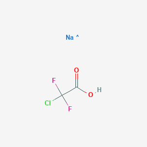 molecular formula C2HClF2NaO2 B8779772 Sodium chlorodifluoroacetate 