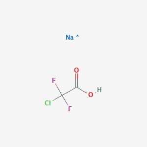 molecular formula C2HClF2NaO2 B8779772 Chlorodifluoro-acetic acid sodium 