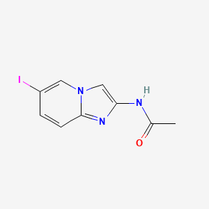 N-(6-Iodoimidazo[1,2-A]pyridin-2-YL)acetamide