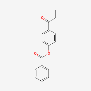 4-Propanoylphenyl benzoate