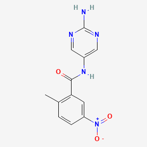 N-(2-aminopyrimidin-5-yl)-2-methyl-5-nitrobenzamide