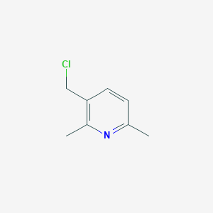 molecular formula C8H10ClN B8779894 3-(Chloromethyl)-2,6-dimethylpyridine 