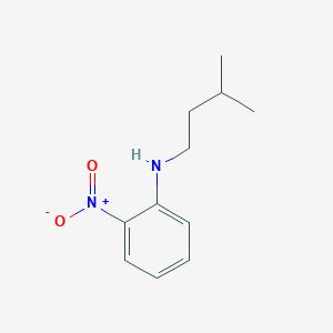 molecular formula C11H16N2O2 B8780033 N-(3-methylbutyl)-2-nitroaniline 