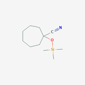 1-Trimethylsilanyloxy-cycloheptanecarbonitrile