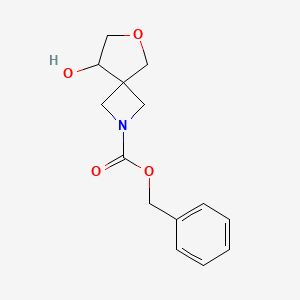 Benzyl 8-hydroxy-6-oxa-2-azaspiro[3.4]octane-2-carboxylate